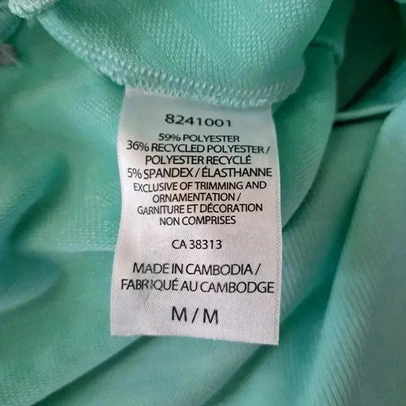 ❤️ New! Tuff Athletics Active Top Medium Soft Green Seamless Stretch T-shirt - Picture 8 of 11